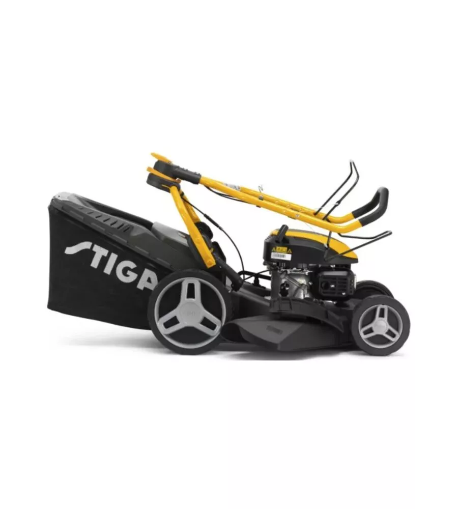 TAGLIAERBA A SCOPPIO TRAZIONATO STIGA "COMBI 753 S" TAGLIO 51CM 166 CC